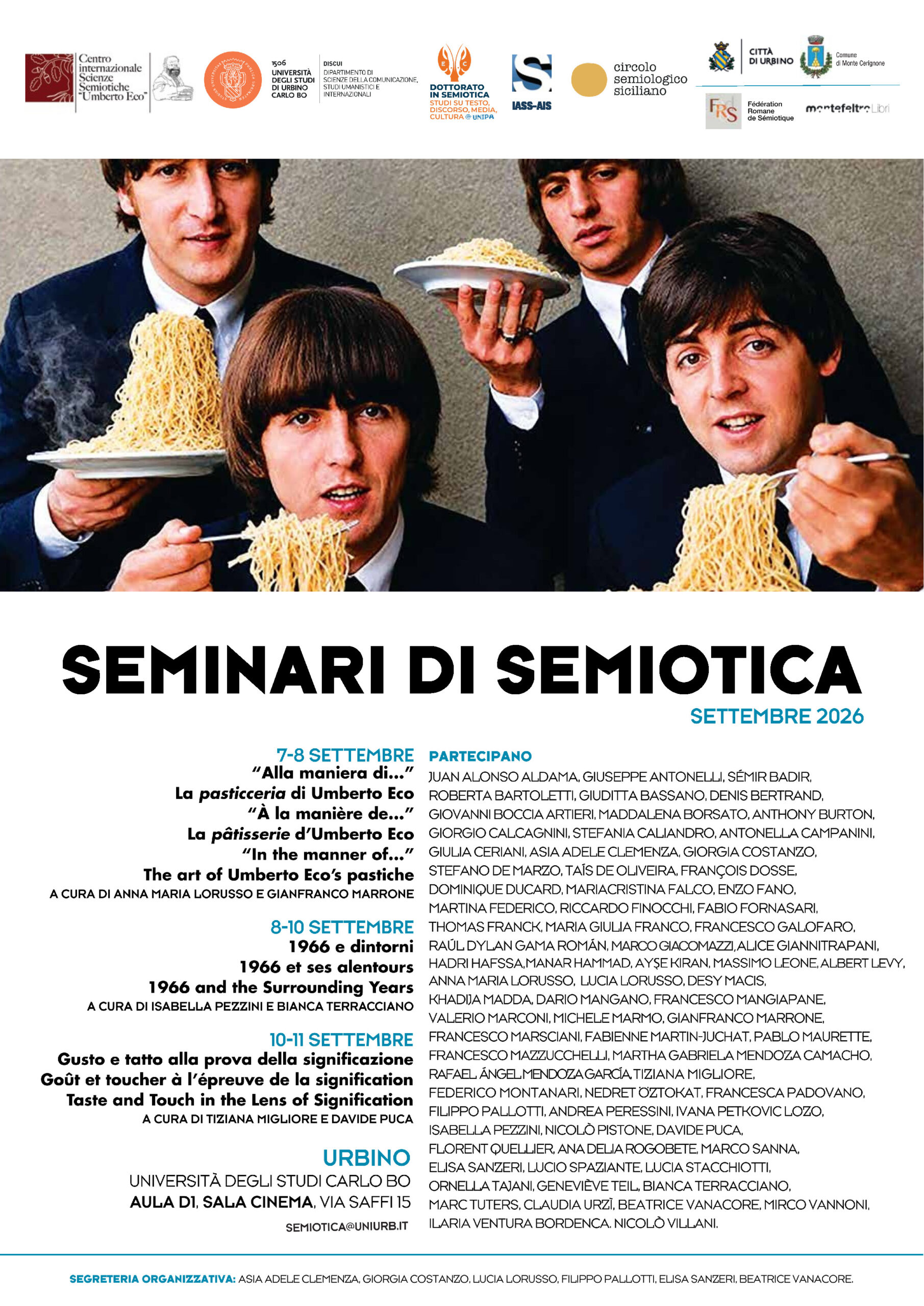 Poster Urbino September Seminars