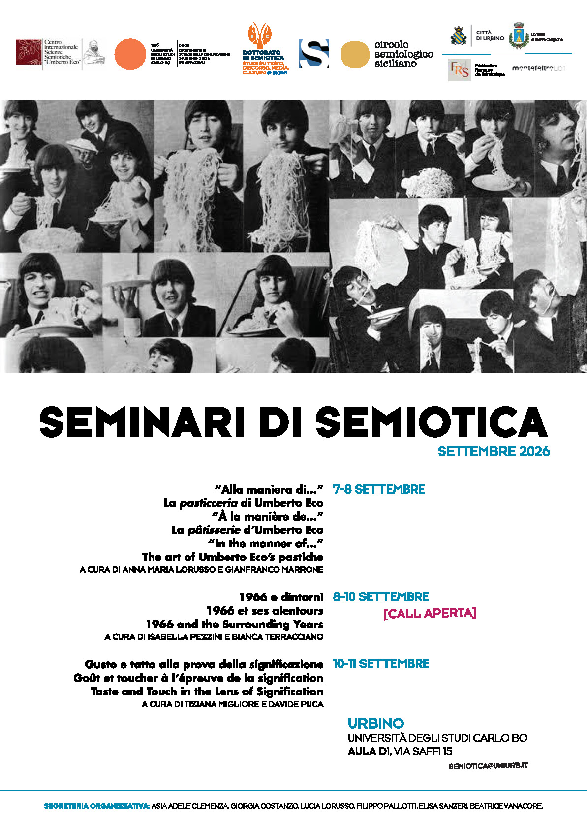 Seminari Urbino 2026